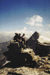 Am Goldzechkopf, im Hintergrund der Gipfel des Hohen Sonnblick mit dem Zittelhaus.