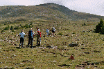 Weite Hänge prägen den Aufstieg zum Zirbitzkogel.