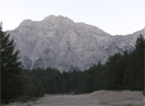 Die Schermberg-Nordwand beim Zustieg