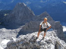 Blick zum kleinen Watzmann mit seiner Westwand