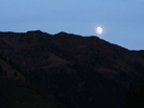 Mondaufgang über dem Talschluß des Ellmautals