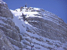 Hochbetrieb auf den letzten Metern zum Gipfel