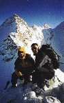 Jürgen und Ich am Gipfel, dahinter die Kräulspitze.