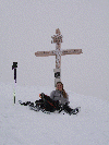 Das schöne neue Kreuz am Gipfel