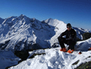 Das Wiesbachhorn und der Hohe Tenn sind die Schaustücke im großen Gipfelpanorama rund um den Schwarzkopf