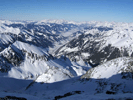 Blick nach Norden über das Fuschertal zum Zeller See