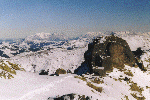 Der Blick nach Osten von Gipfel der Stanglhöhe