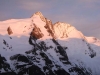 Am frühen Morgen auf der Franz-Josefs-Höhe leuchtet uns schon der Grossglockner entgegen.