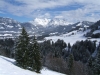 Am Beginn der Tour knapp oberhalb vom Ghf. Winkelmoos mit Blick zu den Loferer Steinbergen