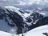 Auf der anderen Seite des Pletzergrabens: Hoher Mahdstein, rechts hinten der Bischof