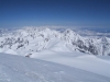 Am Horizont ist der Elbrus zu sehen