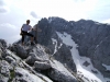 Schärtenspitze, im Hintergrund Blaueisspitze und Hochkalter.