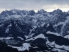 Beeindruckend und interessanter Blick ins Kaisergebirge vom Gipfel aus